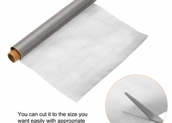100 Mesh SS316 Roestvrij Staal Geweven Draaddoek 0,5m-1m Breedte Gasfiltratie 0,1mm Draaddiameter