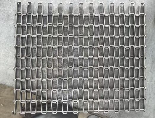 SUS304 Intermediate Pin 3mm Rod Diameter 9,4mm Strip Height 12,7 mm Spiral Pitch Metal Conveyor Belt Spare Part